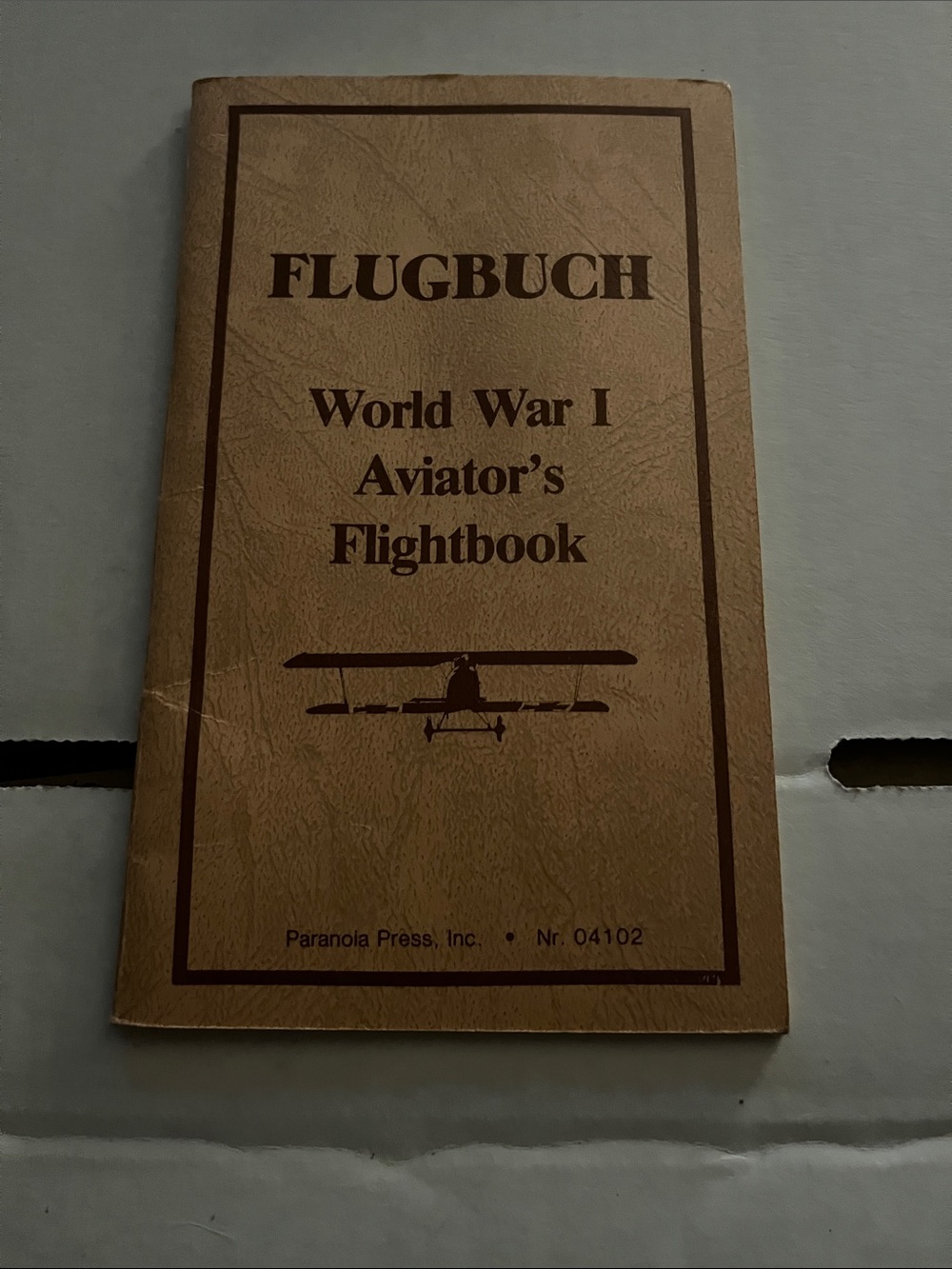 Handwritten notebook WWI 1917